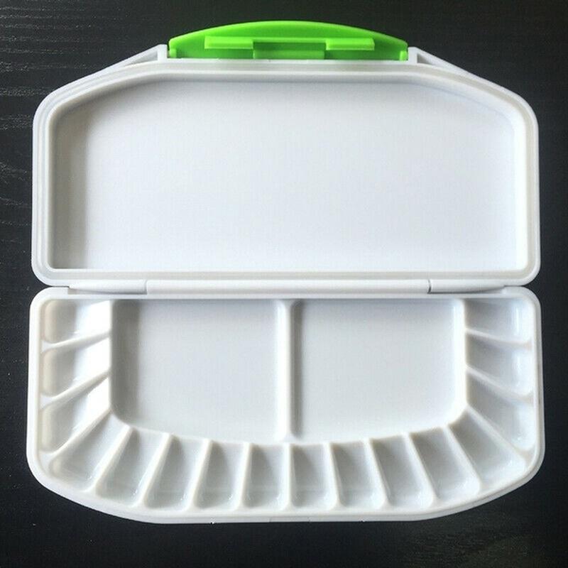 1 шт складная акварельная палитра герметичная герметичная художественная поставка для акриловой живописи масляная краска