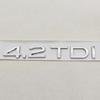 2026 3D ABS Car Letters Logo 3.0TDI 4.2TDI Trunk Badge Sticker Emblem For Audi A4 S4 RS4 A5 S5 RS5 A6 S6 RS6 A7 S7 RS7 Q7 Q8 SQ7 SQ8
