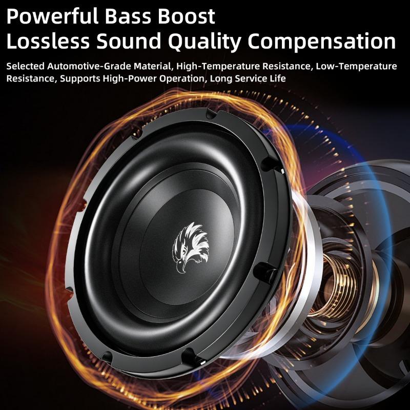 1 шт. 10-дюймовые автомобильные динамики HiFi, 1400 Вт, высокая мощность, средне-низкочастотные, мультимедийные, стерео, сабвуфер для DIY домашнего кинотеатра, кемпинга, автомобильного аудио
