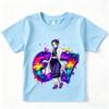 Demon Slayer Shinobu Kocho 67 Print Casual Cotton T Shirt for Girls Summer Kids Clothing Anime Top