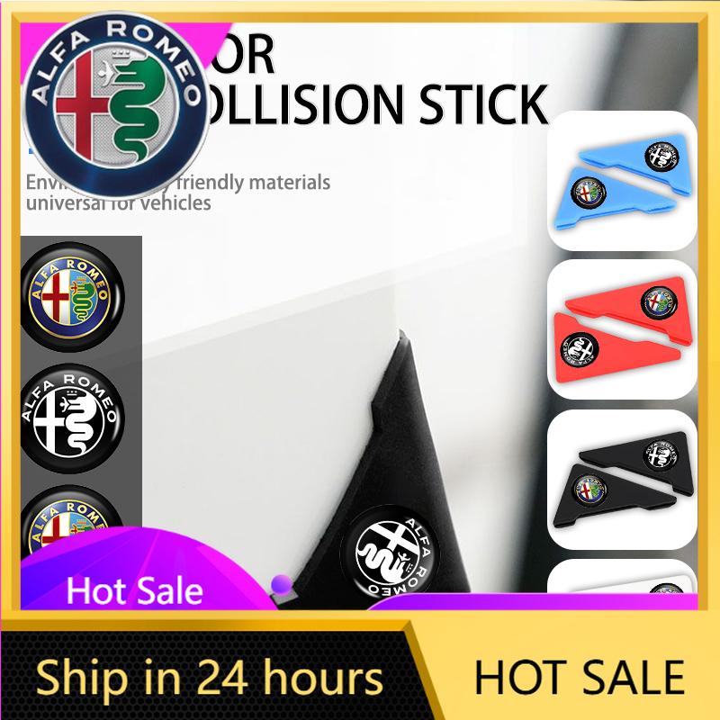 Car Stickers For Alfa Romeo For Alfa Romeo Car Door Corner Protector Cover Edge Guard Anti-Collision Scratch Giulietta GT 159 14