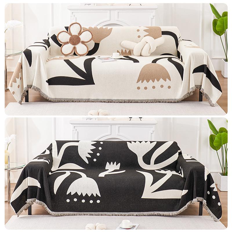 Nordic Creative Sofa Towel Full Cover Cloth Chenille Thickened Anti-Scratching Sofa Cover All-Inclusive Universal Cover
