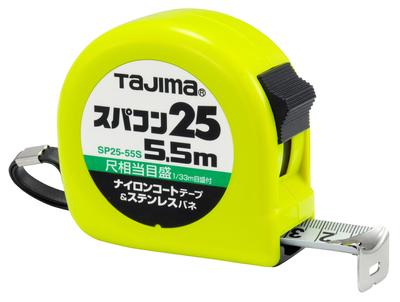 Лента Tajima Convex Nylon Coated Tape x 25 мм Supercomputer 25 с эквивалентной шкалой SP2555SB 5,5 м