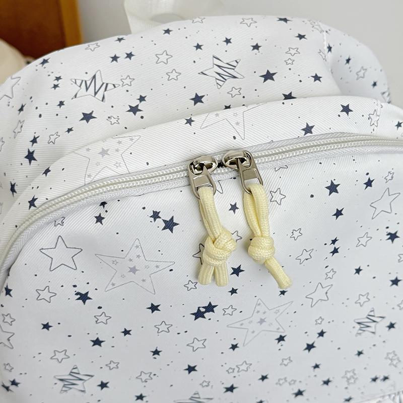Student Schoolbag Female Star Printed Backpack