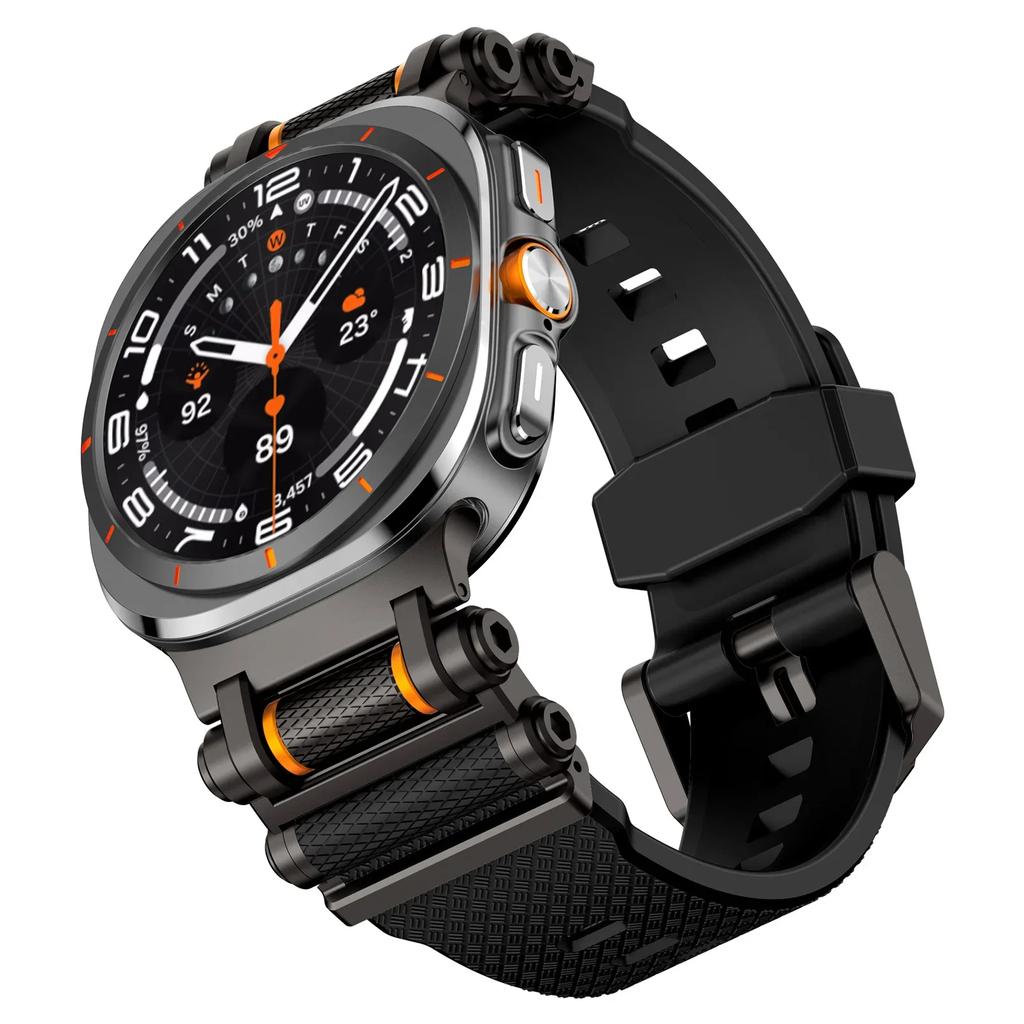 Резиновый спортивный ремешок для Samsung Galaxy Watch 7 Ultra 47 мм Силиконовый браслет для Galaxy Watch Ultra 47 мм Запасные аксессуары