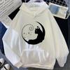 New Moon Cat Printing Hoodies Unisex Harajuku Hip Hop Streetwear Casual Sweatshirt For Unisex And Women(Ship In 48 Hours)