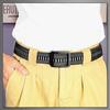 [Buzz Selection] Canvas Belt, Fashionable, Comfortable Fit, Double Ring Buckle, Durable, Men's LBT731 (Brown Camouflage)