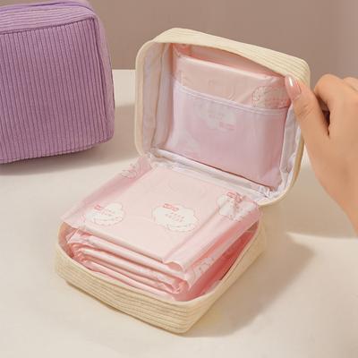 Multi-Coloured Tampon Storage Bag Sanitary Napkin Storage Bag Portable Storage Bag Simple Style Used To Store Sanitary