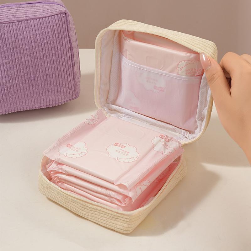 Sanitary Napkins Organizer Bags Women Portable Makeup Lipstick Travel Organizer Bag Multifunctional Mini Earphone Storage Pouch