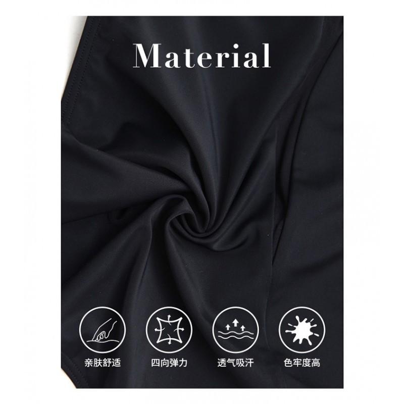 Swimsuit Women's One-piece Triangular Belly Cover Slim Figure Sexy South Korean Ins Style Hot Vacation