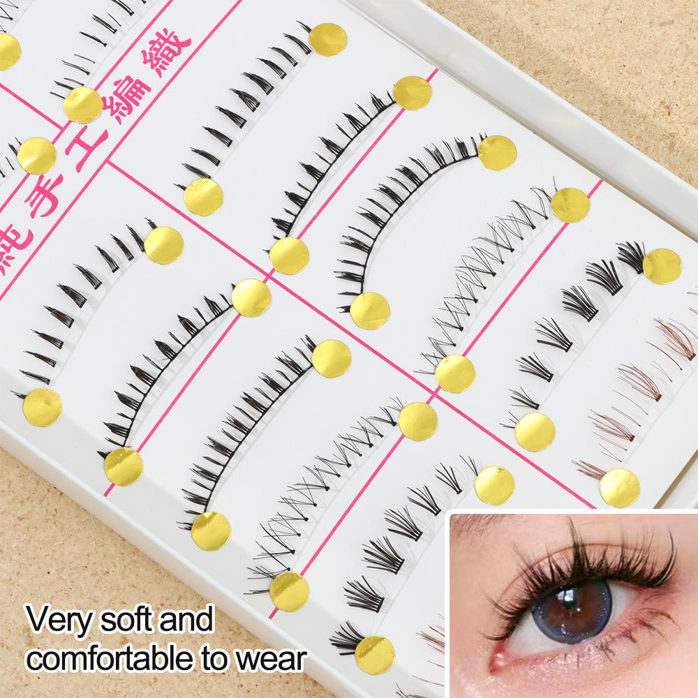 10 Pairs Hot Fake Natural Bottom Eye Lashes False Eyelashes Lower Handmade