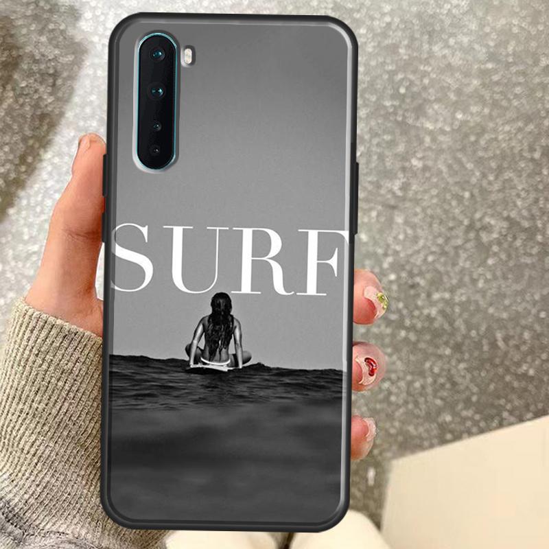 Чехол для телефона OnePlus с рисунком доски для серфинга, серфинга, серф-девушки. Для моделей 15 15R 13 13R 13T 12 12R 11 10 10R 10T 8T Nord CE 5 4 2 3 Lite N20 N30 Coque
