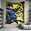 Meguru Bachira anime1 Wall Tapestry Aesthetic Wall Hanging Printed Fabric Blanket Decorative Tapestries for Bedroom Living Room Home Decor