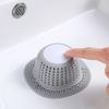 New Bathtub Drain Hair Catcher Collapsible Drain Protector for Pop-Up and Regular Drains of Shower Bathtub Tub Bathroom Sink