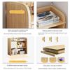 Vintage Storage Cabinet Cabinet Shelves Simple Multi-Storey Dormitory Office Tables Desktop Cabinet Rawer Display Organizer