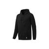 Solid Color Full Zip Fleece Hoodie Men Hoodies Black EC0900