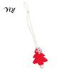 Felt Curtain Buckles for Holiday Christmas Tree Tieback with Snowflake Pearl Decor, Fabric Xmas Winter Seasonal Window Decor Drape Holder, Adjustable