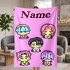 SAJA BOYS Custom Flannel Blankets Soft Warm Cozy Throws for Home Decor Holiday Gifts