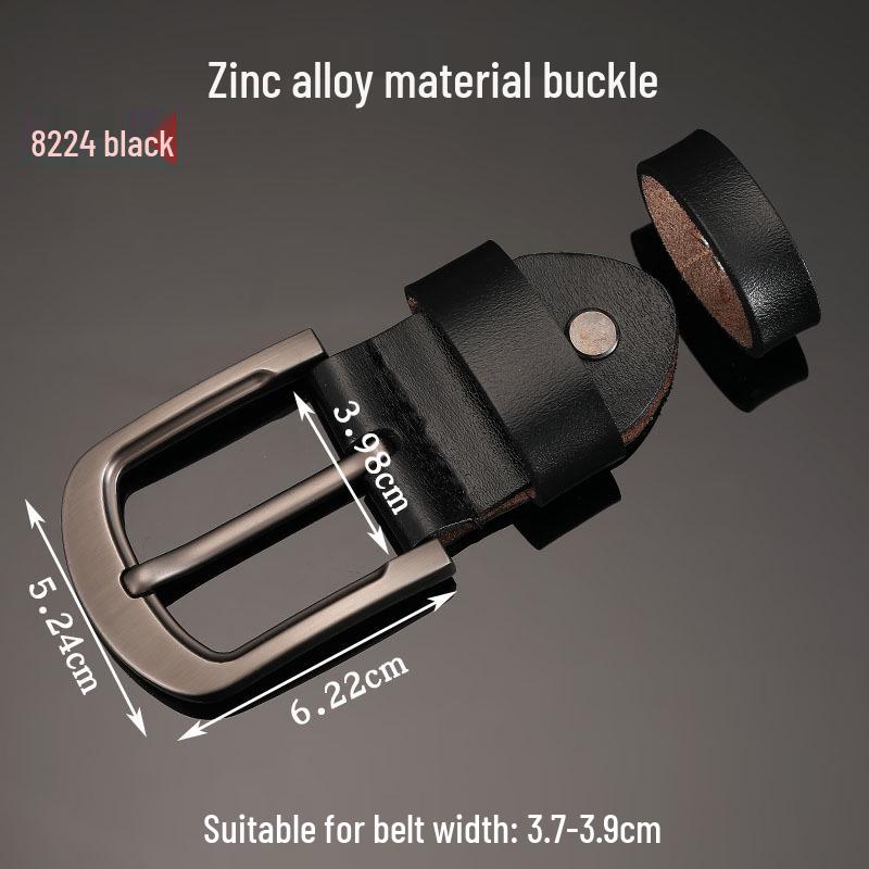 Мужской ремень с пряжкой-штифтом