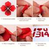 990 шт. DIY Имитация Лепестков Роз Свадьба Романтические Искусственные Лепестки Роз Принадлежности для Вечеринки Украшение на День Святого Валентина Свадьба