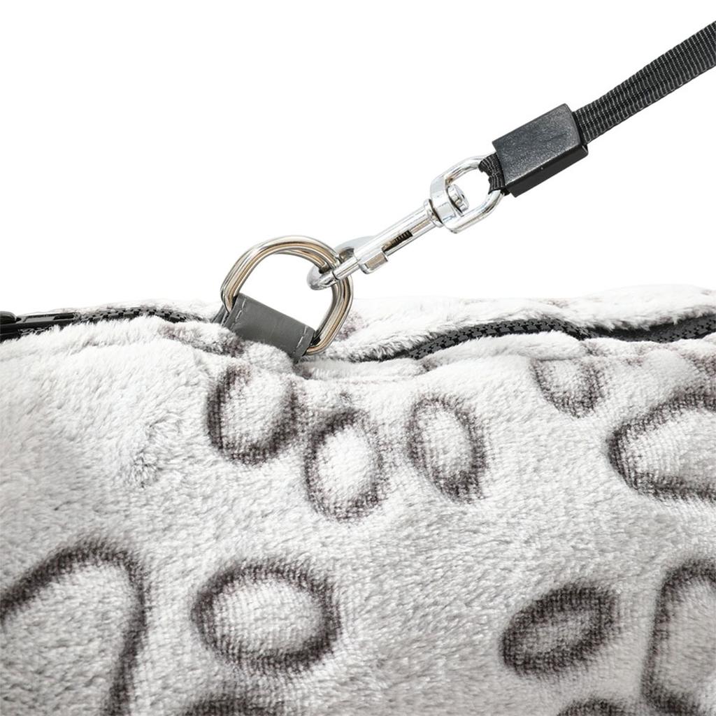 Winter Puppy Jacket Soft Fleece Dog Clothes Cute Paw Print Pets Warm Coat with D-Ring for Small Mediun Dogs Chihuahua Pug Pet Supplies