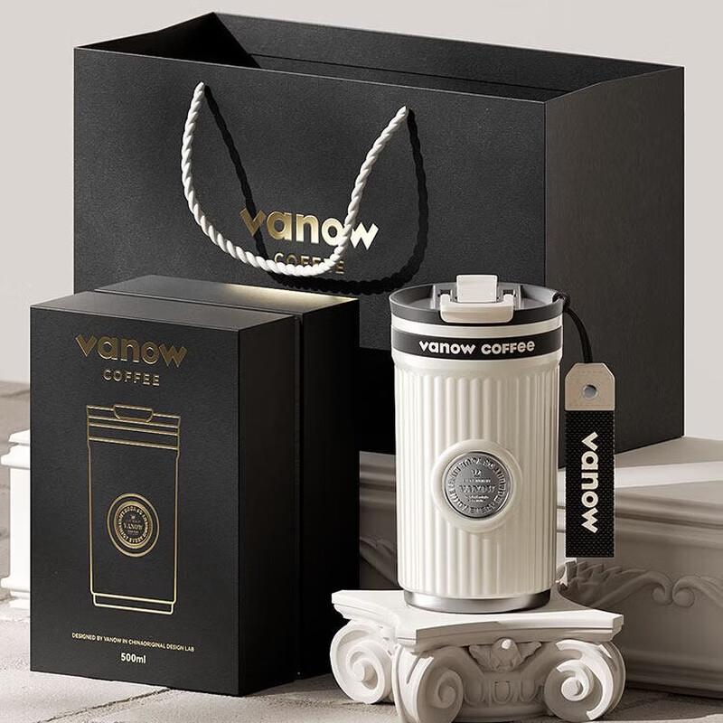 Термоизолированная керамическая кофейная кружка Vanow