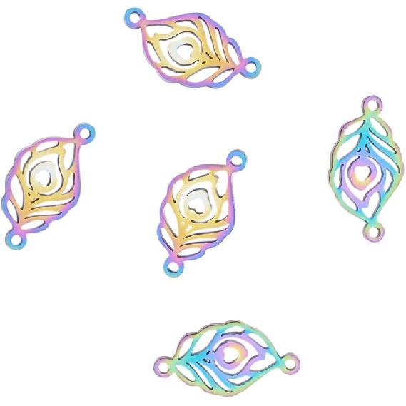Airssory 12 шт. 3-цветные подвески из нержавеющей стали в виде молний, небесная погодная коллекция, мини-подвески-шармы с громом, ассортимент для ювелирных изделий