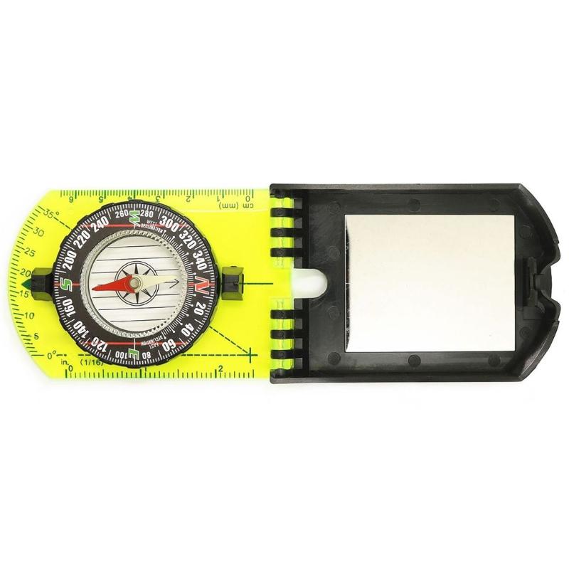 Многофункциональный портативный компас с переворачивающейся измерительной шкалой, инструменты для выживания на открытом воздухе для кемпинга и туризма
