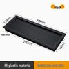 Dustproof Aluminum Cable Management Box: Flip-Top Desk Wire Cover Plate with Brush