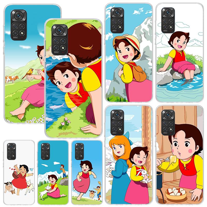 Heidi Cute Cartoon Phone Case For Xiaomi Redmi Note 15 13 14S 14 Pro Plus 12S 11S 10S 12 11E 10 11T Art Fundas Back Cover Redmi