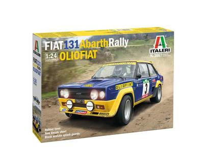 Italeri Масштабный пластиковый набор модели Fiat 131 Abarth Rally ORIO FIAT 1/24 с японской инструкцией (IT3667)