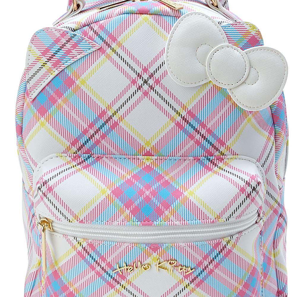 Sanrio Sanrio Hello Kitty Dress Tartan Design Series Mini Rucksack Hello Kitty 27 X 22 X 12 Cm Character 364665 SANRIO (SANRIO)