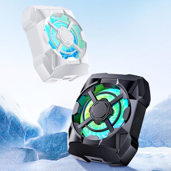 Rechargeable Phone Radiator Speeds Adjustable Gaming Low-Noise Wireless Magnetic 3 Phone Cooling Fan