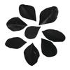 Cut Feathers, Black, 5 - 6cm, 36 Pcs