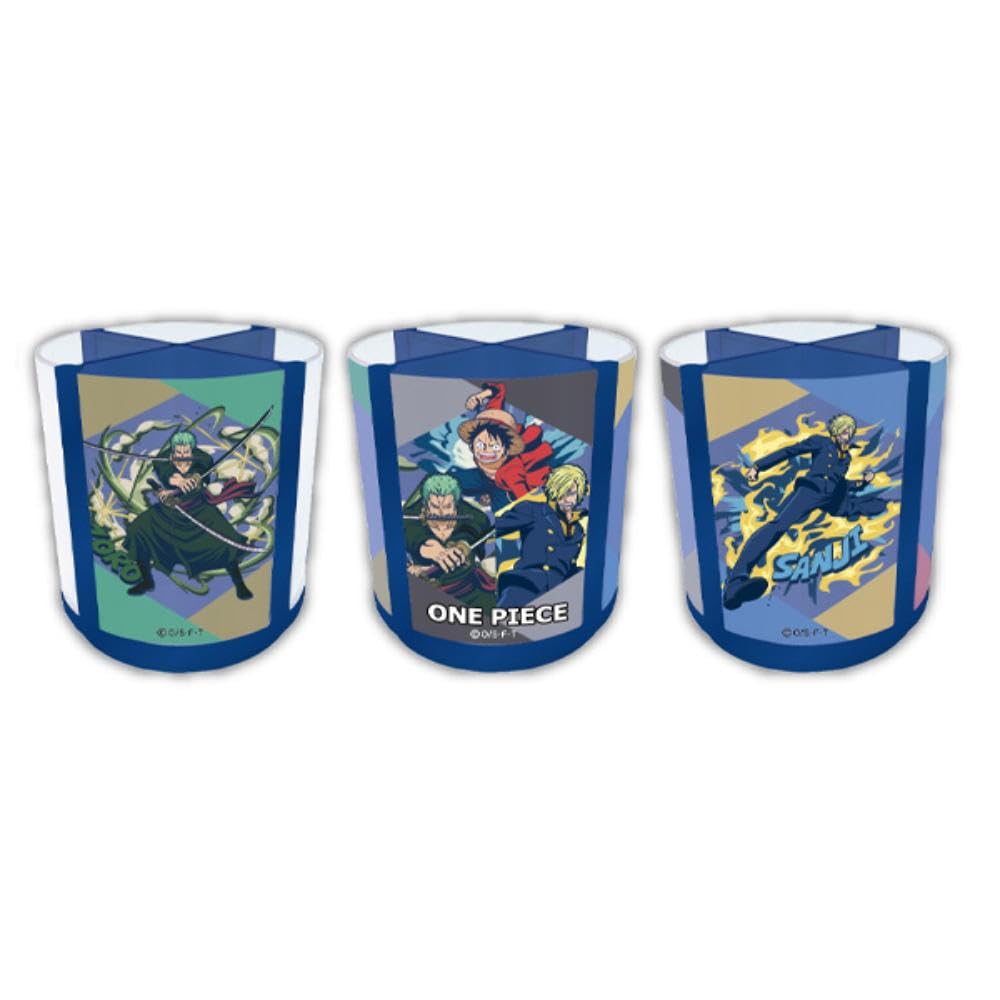 K Company Подставка для ручек вращающаяся One Piece Луффи Зоро Санджи & & OP-PE2-LZS