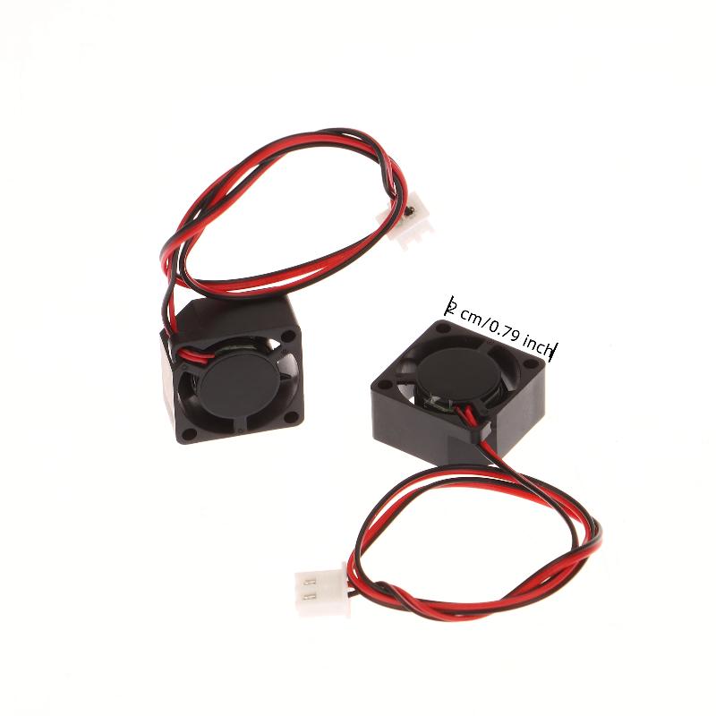 1/4Pcs ABS 2010 Fan 20X20mm Cooler Fan Brushless Cooling Fan 5V DC Quiet Fan For Drone LED Light Aromatherapy Machine Motor
