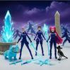 8 шт. K-pop Кукла-экшн Семейство Охотников на Демонов Мультяшная Модель Кукла Аниме Игрушка, Подходит для Детского Дня Рождения и Рождественских Подарков