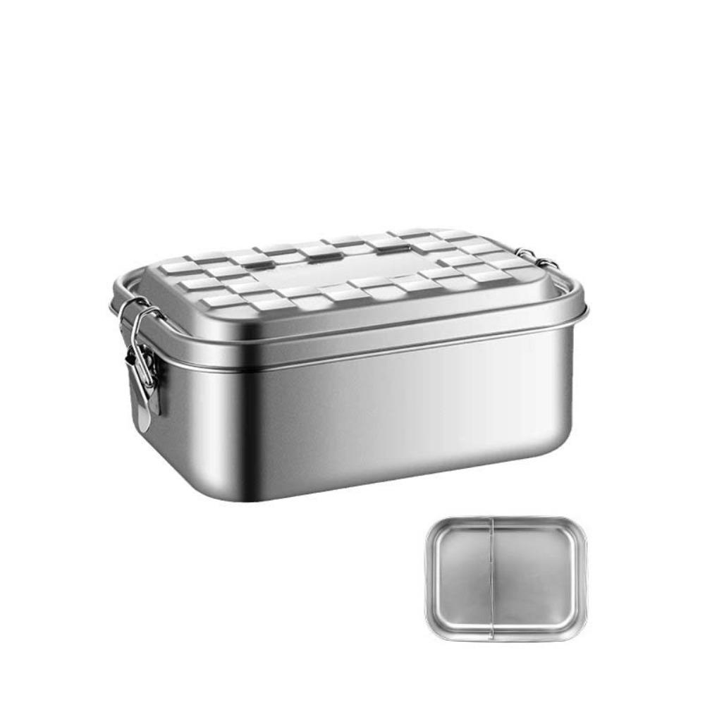 Rectangular Lunch Container 1/2/3 Compartment Fresh-keeping Box Picnic