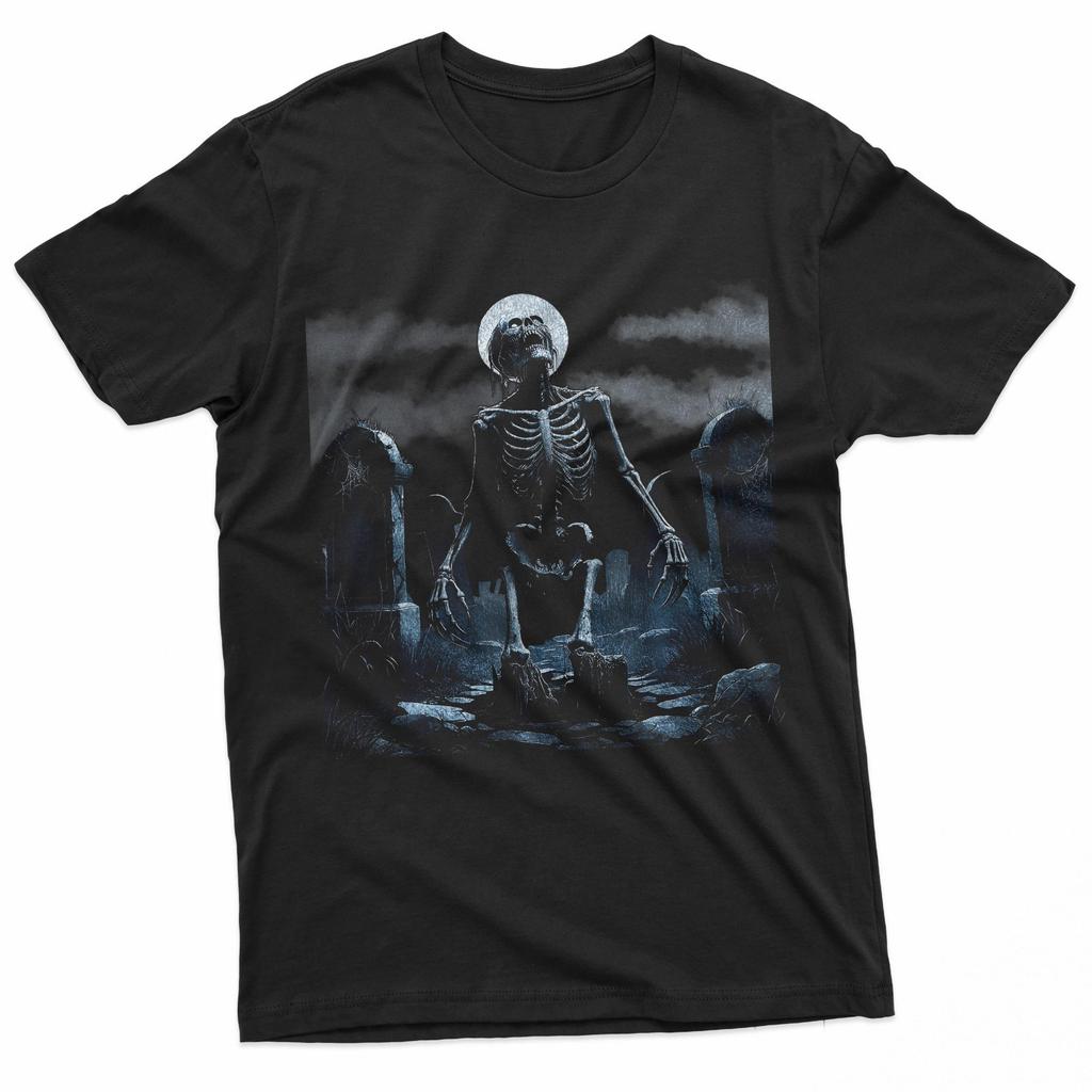 Zombie Skeleton Undead Horror Grave Goth Art T-Shirt