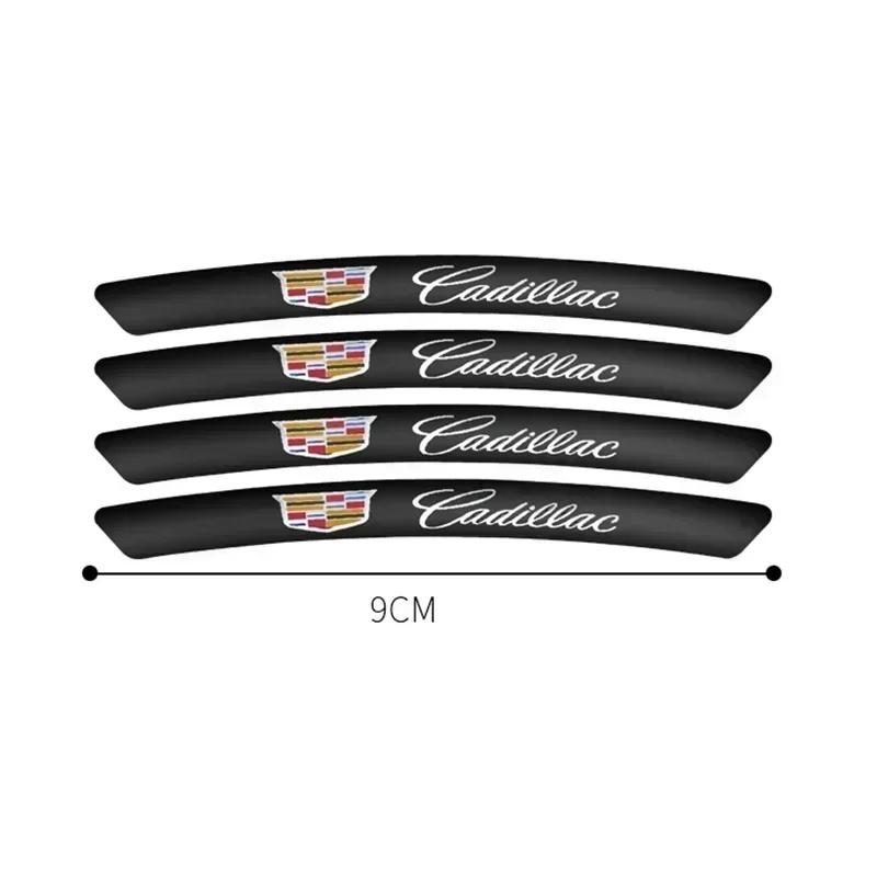 4 шт./комплект Наклейки на диски колес автомобиля для Cadillac XT4 CT4 CT5 ATS CTS Escalade Seville SLR STS EXT Coupe Автоаксессуары