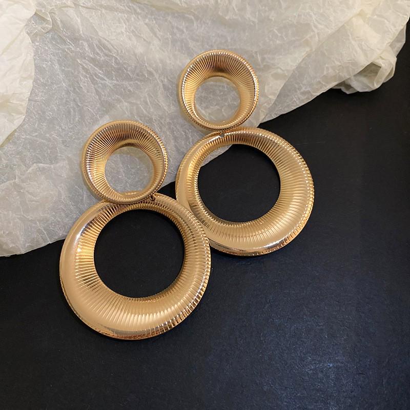 Винтажные серьги-кисточки в виде круглых цветов из серебряной иглы - Ретро металлические гвоздики для женщин