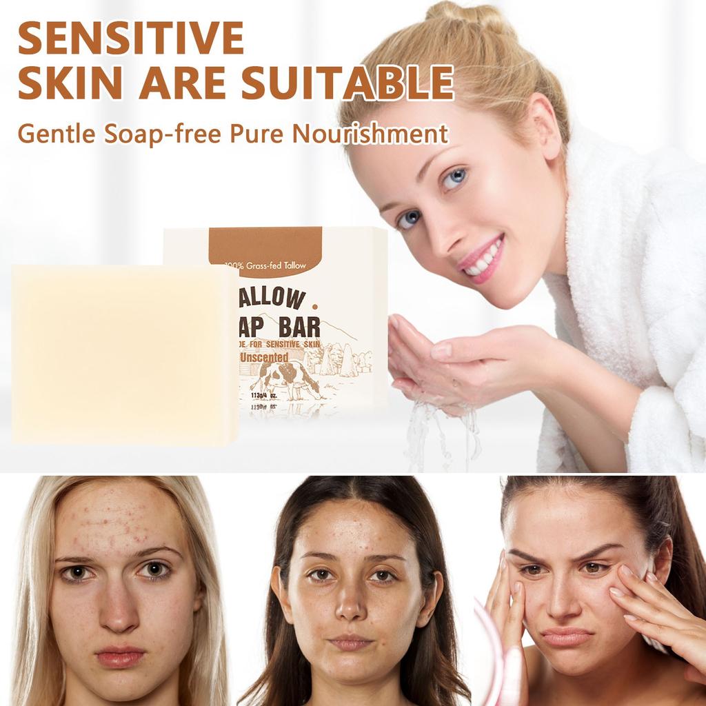 Beef Tallow Soap Soap Smooth Skin Remove Chicken Skin Beef Tallow Skin Care Soap