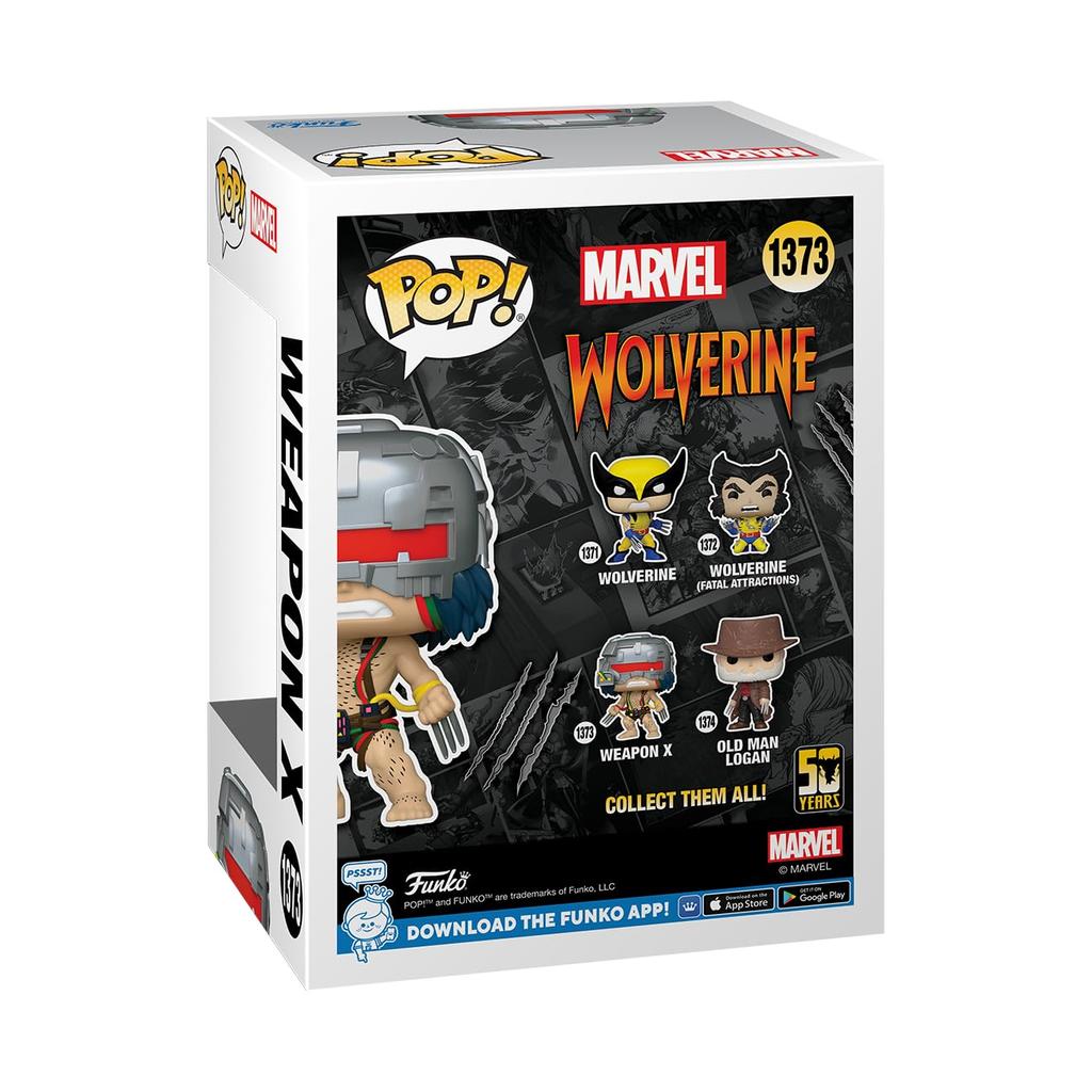 Marvel Wolverine Weapon X Ultimate Weapon X Figure Funko Wolverine 50th Marvel Funko