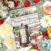 JIANWU 20 Sheets/book Vintage Flower Character Picnic Landscape Material Collage Sticker Book Creative DIY Journal Stationery
