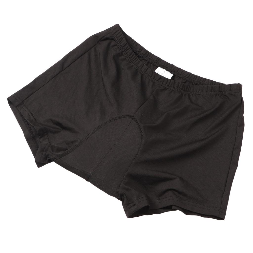 Велошорты с утолщенной силиконовой подкладкой, одежда для езды, летние, противоударные, дышащие, велосипедные шорты, черные, L