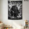 Johnny Hallyday Musical Legend Tapestry Fashion Print Background Cloth Background Wall Hanging Cloth Work Of Art Atmospheric Background Cloth
