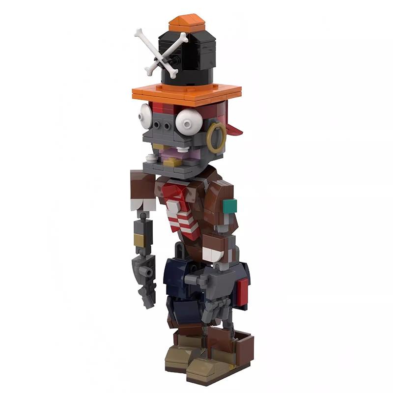 Bricklink Идеи MOC Растения против Зомби Игровые Растения и Зомби Наборы Фигурок для Битвы Горохометы Строительные Блоки Детские Игрушки Хэллоуин Подарок