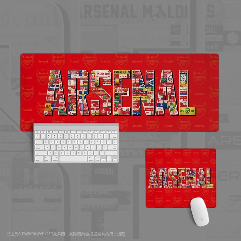 High quality leather non-slip mouse pad oversized office keyboard pad book table mat football fan supplies gift premier league arsenal gunner henry