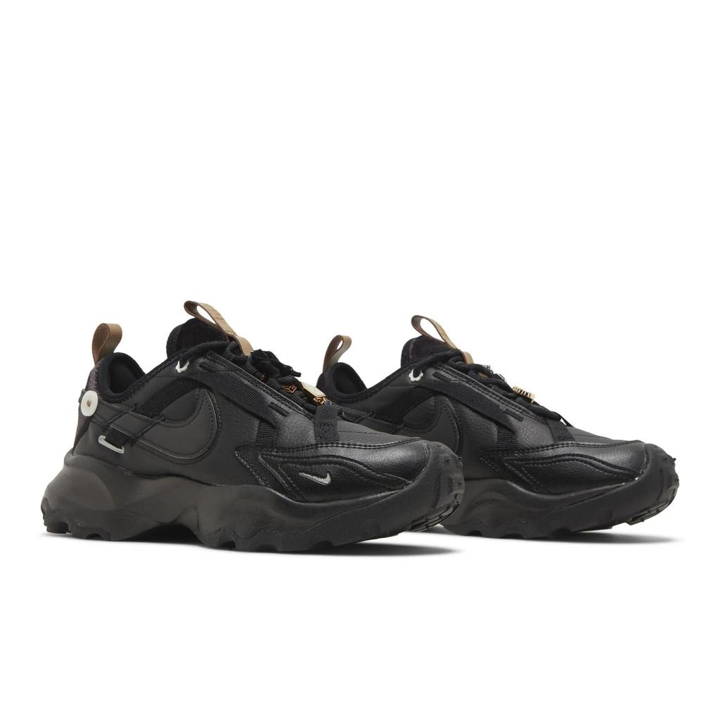 Nike Womens TC 7900 'Bling' (women's sizes) Black / Black / Black / Dark Driftwood Casual Shoes FB1861 001