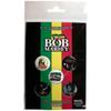Bob Marley Bob & The Wailers Badge Set (Pack of 5)